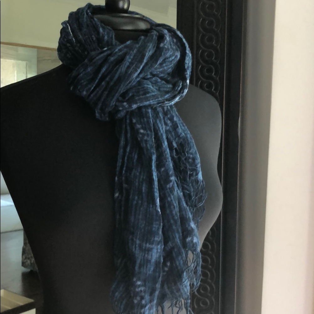 Bright Blue Soft Scarf